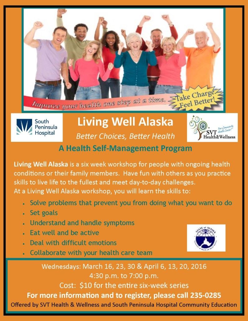 Living Well Workshop Flyer March 2016